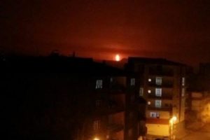 Doğubayazıt'ta doğalgaz boru hattında patlama