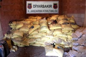 Tam 157 ton amonyum nitrat ele ge&ccedil;irildi