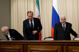 Rusya, İran ve Suriye dışişleri bakanları Moskova'da g&ouml;r&uuml;şt&uuml;
