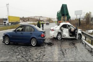 Bolu TEM Otoyolunda zincirleme kaza: 10 yaralı