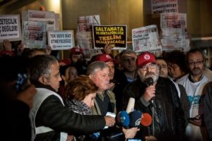 Cumhuriyet Gazetesi'ne destek eylemleri
