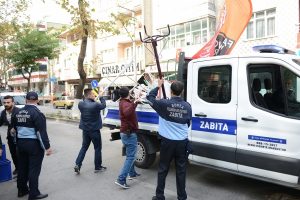 Bursa Yıldırım'da kaldırım işgaline izin yok!