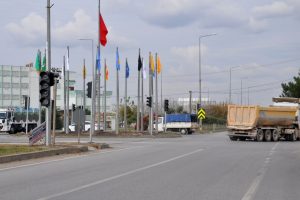 Bursa Karacabey'de Sanayi kavşağına sinyalizasyon