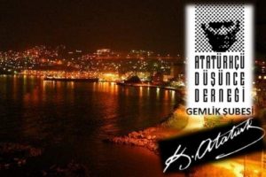 Atat&uuml;rk&ccedil;&uuml; D&uuml;ş&uuml;nce Derneği Bursa Gemlik Şubesi'nden 'Cumhuriyet' a&ccedil;ıklaması
