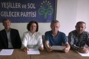 Yeşiller ve Sol Gelecek Partisi Bursa İl &Ouml;rg&uuml;t&uuml;, g&ouml;zaltıları eleştirdi!