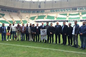 Arap iş adamları, Bursaspor'un stadını ziyaret etti