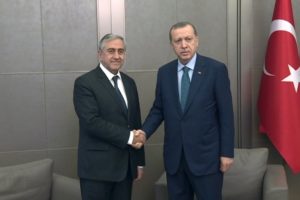 Erdoğan ve Akıncı bir araya geldi