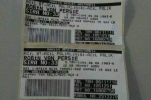 Robin van Persie'nin hastahane fişi sosyal medyada g&uuml;ndem oldu