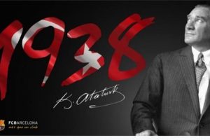 Barcelona'dan Atat&uuml;rk paylaşımı
