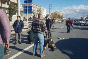Otomobilin &ccedil;arptığı yaya &ouml;ld&uuml;