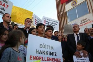 Buca'da dershane kapatılmasına tepki