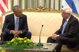 Obama, Yunan Cumhurbaşkanı ile g&ouml;r&uuml;şt&uuml;