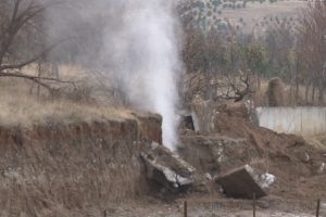 Başkentray &ccedil;alışmaları sırasında gaz ka&ccedil;ağı paniği