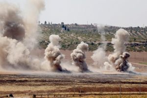 DEAŞ'a ait 74 ve PYD/PKK ait bir hedef ateş altına alındı