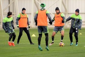 Konyaspor, Gaziantepspor ma&ccedil;ı hazırlıklarını s&uuml;rd&uuml;r&uuml;yor