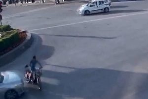 Motosikletlerdeki dehşet anları MOBESE kameralarında