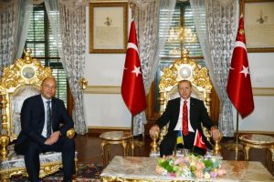Erdoğan Ukrayna Parlamentosu Başkanı ile g&ouml;r&uuml;şt&uuml;
