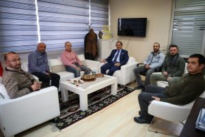 Bursa Emniyet M&uuml;d&uuml;r&uuml; Yıldız'dan AA B&ouml;lge M&uuml;d&uuml;r&uuml; Akpınar'a ziyaret
