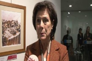 &Ouml;d&uuml;l alan karikat&uuml;rlerin sergisi a&ccedil;ıldı