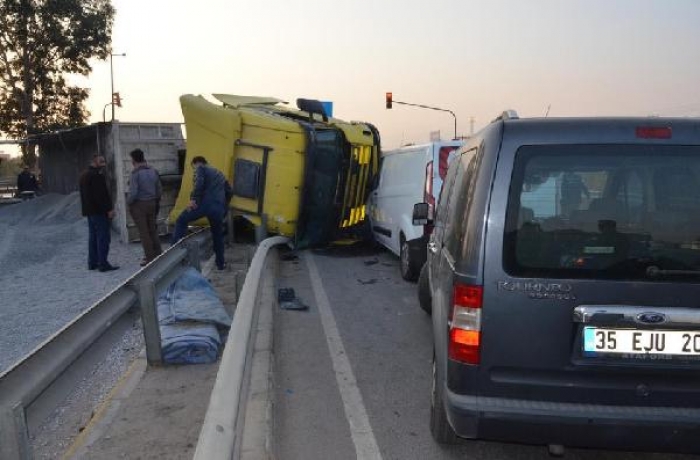 Aydın'da zincirleme kaza: 1 yaralı