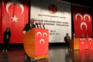 MHP Genel Sekreteri B&uuml;y&uuml;kataman Bursa'da konuştu