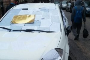 Bursa'da &ouml;ğrencilerden bilin&ccedil;siz şof&ouml;re tokat gibi ders!