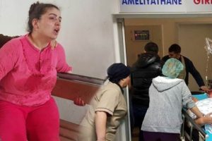 Damat dehşet sa&ccedil;tı