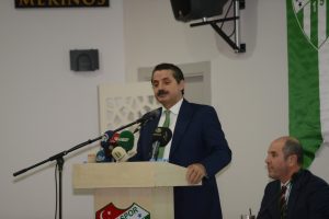 Bakan &Ccedil;elik: "Bursaspor'un geleceğe sağlıklı y&uuml;r&uuml;mesi i&ccedil;in ne gerekiyorsa yapacağız"