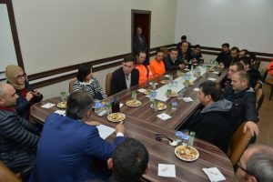 Bursa İneg&ouml;l'de engelli personel unutulmadı