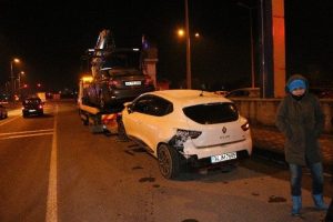 2 ayrı kazada 11 ara&ccedil; birbirine girdi