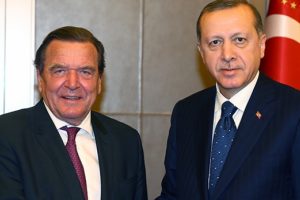 Cumhurbaşkanı Erdoğan, Schr&ouml;der'i kabul etti