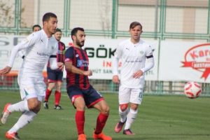 Yeşil Bursa sahasında D&uuml;zcespor'u mağlup etti