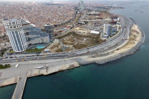 Avrasya T&uuml;neli ve sahil yolu havadan g&ouml;r&uuml;nt&uuml;lendi