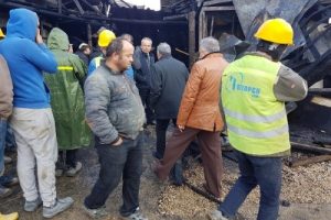 MMO Bursa Şubesi yangın b&ouml;lgesinde incelemede bulundu