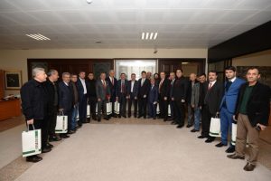 Bursa Osmangazi Belediye Başkanı D&uuml;ndar Batman heyetini ağırladı