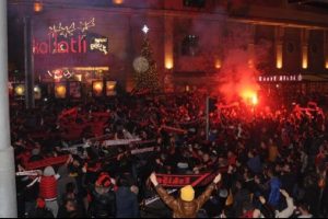 Eskişehirspor taraftarları ayağa kalktı
