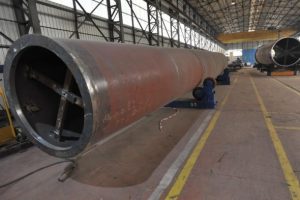 R&uuml;zgar t&uuml;rbinlerinin kuleleri Gaziantep'ten