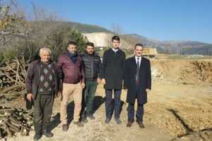 Bursa Gemlik'te toplu konutların &ccedil;alışmaları başladı
