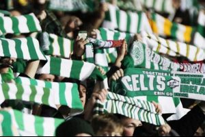 Celtic taraftarı Beşiktaş'a destek &ccedil;ıktı!