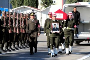 Fırat Kalkanı şehidi memleketine uğurlandı