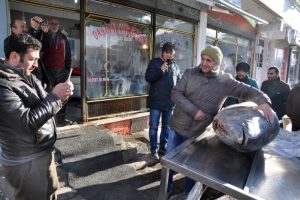 250 kiloluk orkinos ilgi &ccedil;ekti