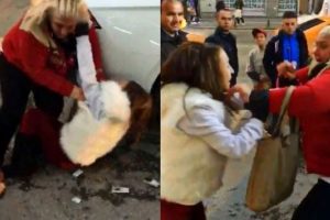 Sokak ortasında kadın kavgası!