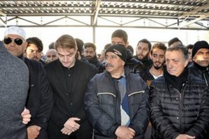 Caner Erkin Tun&ccedil; Uncu'yu son yolculuğuna b&ouml;yle uğurladı