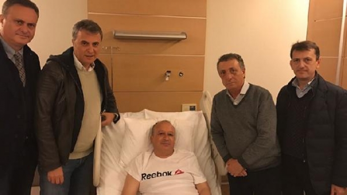 Beşiktaş'tan "ge&ccedil;miş olsun" ziyareti