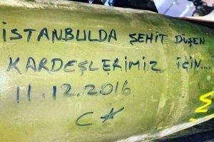 "İstanbul'da&nbsp;şehit&nbsp;d&uuml;şen kardeşlerimiz i&ccedil;in..."
