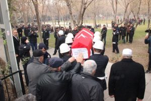 Şehidin cenazesi dualarla uğurlandı