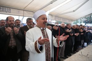 Şehitler i&ccedil;in Bursa'da gıyabi cenaze namazı