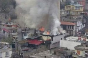 Kahramanmaraş'ta &ouml;ğrenci yurdunda yangın