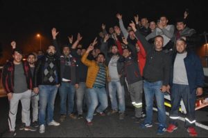 &Ccedil;ekicilerden ter&ouml;re tepki eylemi
