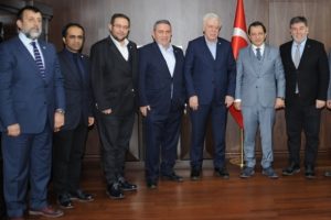 Bursaspor'dan Bursa Emniyet M&uuml;d&uuml;r&uuml; Yıldız'a ziyaret